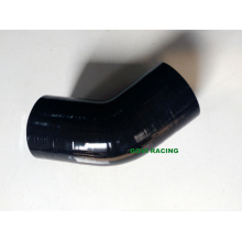 Mangueira de borracha de silicone do carro de cotovelo preto de 45 graus 51mm 2 &#39;&#39; Neck